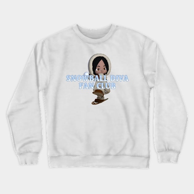 Snowball Diva Fan Club Crewneck Sweatshirt by teepossible